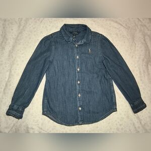 Denim Button-Up Shirt